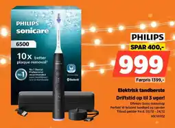 Power Philips elektrisk tandbørste driftstid op til 3 uger! tilbud