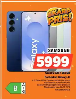 Power Samsung galaxy s25+ 256gb forbedret galaxy al tilbud