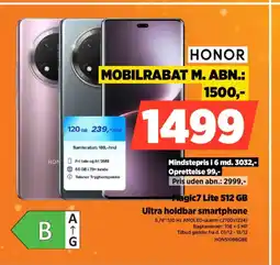 Power Magic7 Lite 512 GB Ultra holdbar smartphone tilbud
