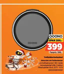 Power Ooono trafiksikkerhedsenhed advarsler om fartkameraer tilbud