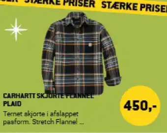 XL-BYG Carhartt skjorte flannel plaid tilbud