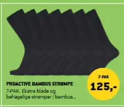 XL-BYG Proactive bambus strømpe tilbud