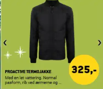 XL-BYG Proactive termojakke tilbud