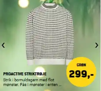 XL-BYG Proactive striktrøje tilbud