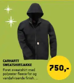 XL-BYG Carhartt sweatshirtjakke tilbud