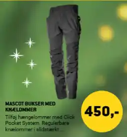 XL-BYG Mascot bukser med knælommer tilbud