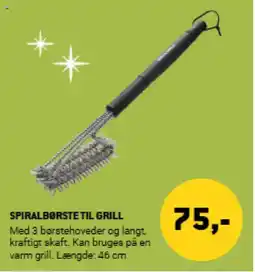 XL-BYG Spiralbørste til grill tilbud