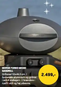 XL-BYG Mors forno medio gasgrill tilbud