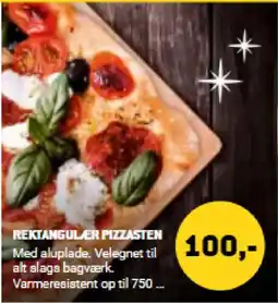 XL-BYG Rektanguler pizzasten tilbud