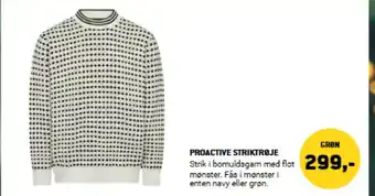 XL-BYG PROACTIVE STRIKTRØJE tilbud