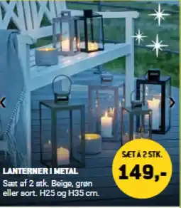 XL-BYG Lanterner i metal tilbud