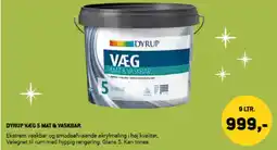 XL-BYG Dyrup væg 5 mat & vaskbar tilbud