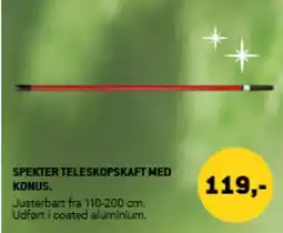 XL-BYG Spekter teleskopskaft med konus. tilbud