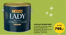 XL-BYG Jotun lady supreme finish tilbud