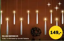 XL-BYG Veli line svævende lys tilbud