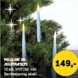 XL-BYG Veli line 30 juletreslys tilbud