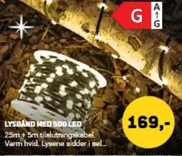 XL-BYG Lysband med 500 led tilbud