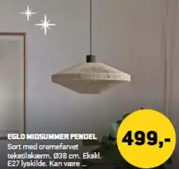 XL-BYG Eglo midsummer pendel tilbud