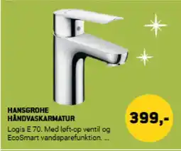 XL-BYG Hansgrohe håndvaskarmatur tilbud