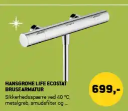 XL-BYG Hansgrohe life ecostat brusearmatur tilbud