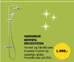 XL-BYG Hansgrohe moventa brusesystem tilbud