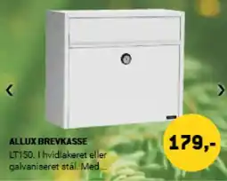 XL-BYG Allux brevkasse tilbud