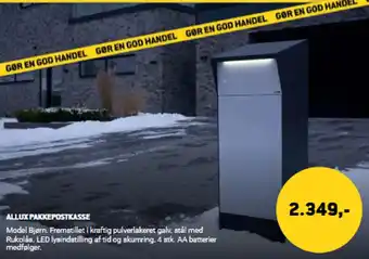 Allux pakkepostkasse