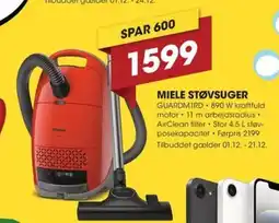Punkt1 Miele støvsuger tilbud