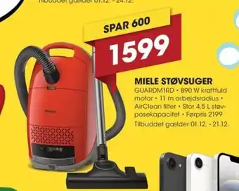Punkt1 Miele støvsuger tilbud