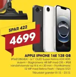 Punkt1 Apple iphone 16e 128 gb tilbud