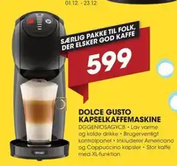 Punkt1 Dolce gusto kapselkaffemaskine tilbud