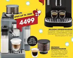 Punkt1 Delonghi espressomaskine tilbud