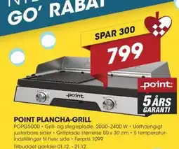 Punkt1 Point plancha-grill tilbud