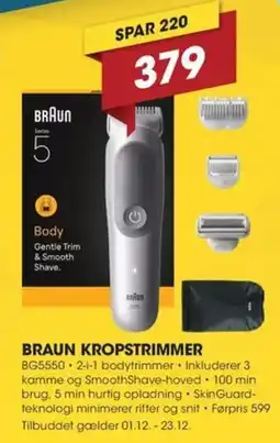 Punkt1 Braun kropstrimmer tilbud
