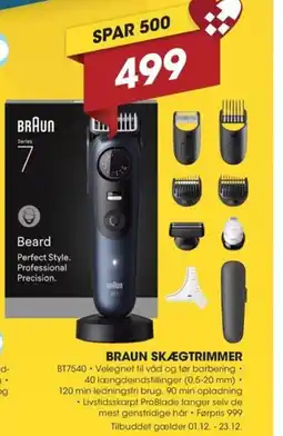 Punkt1 Braun skægtrimmer tilbud