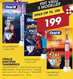 Punkt1 Oral-b elektrisk tandbørste tilbud