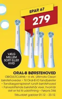 Punkt1 Oral-b børstehoved tilbud