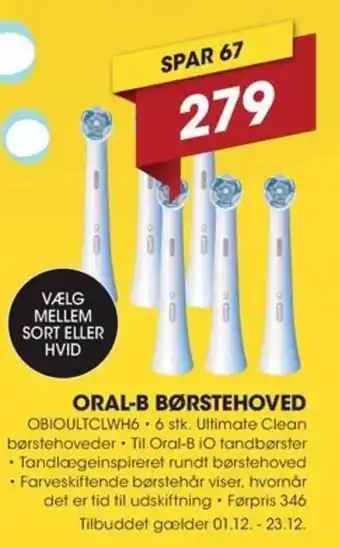 Punkt1 Oral-b børstehoved tilbud