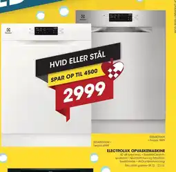 Punkt1 Electrolux opvaskemaskine tilbud