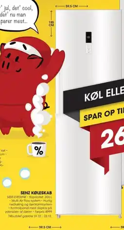 Punkt1 Senz køleskab tilbud