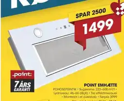 Punkt1 Point emhætte tilbud