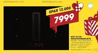 Punkt1 Witt induktionsemhætte tilbud