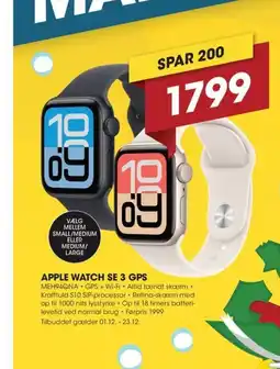 Punkt1 Apple watch se 3 gps tilbud
