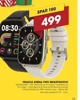 Punkt1 Triacle arena two smartwatch tilbud