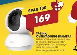 Punkt1 Tp-link overvågningskamera tilbud