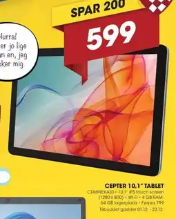 Punkt1 Cepter 10,1" tablet tilbud