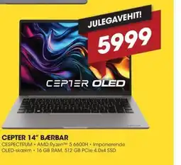 Punkt1 Cepter 14" bærbar tilbud