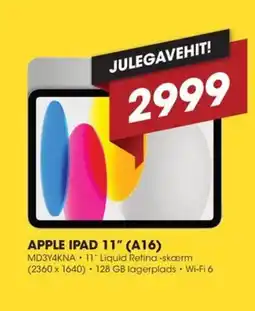 Punkt1 Apple ipad 11" (a16) tilbud