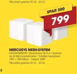Punkt1 Mercusys mesh-system tilbud