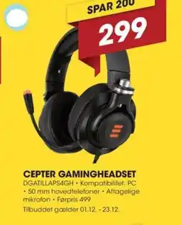 Punkt1 Cepter gamingheadset tilbud